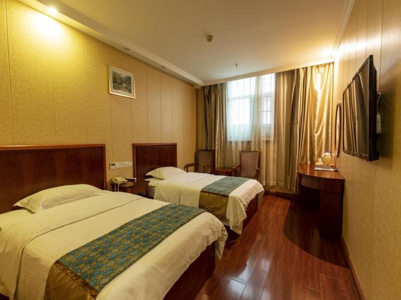 Greentree Inn Jiangsu Wuxi New District Shengang World Express Hotel Exterior foto