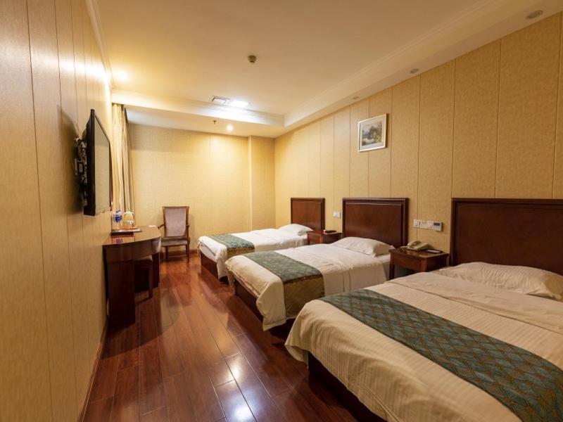 Greentree Inn Jiangsu Wuxi New District Shengang World Express Hotel Exterior foto
