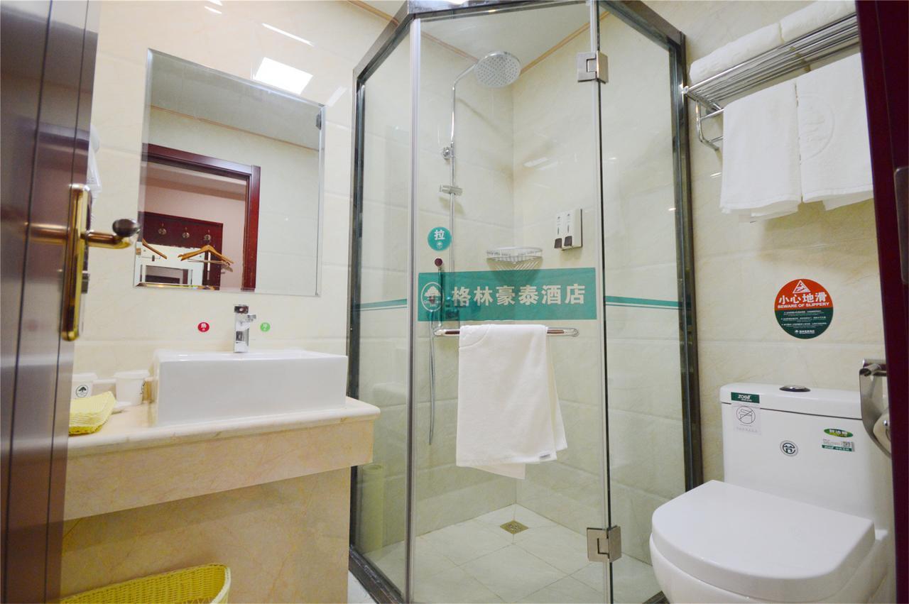 Greentree Inn Jiangsu Wuxi New District Shengang World Express Hotel Exterior foto